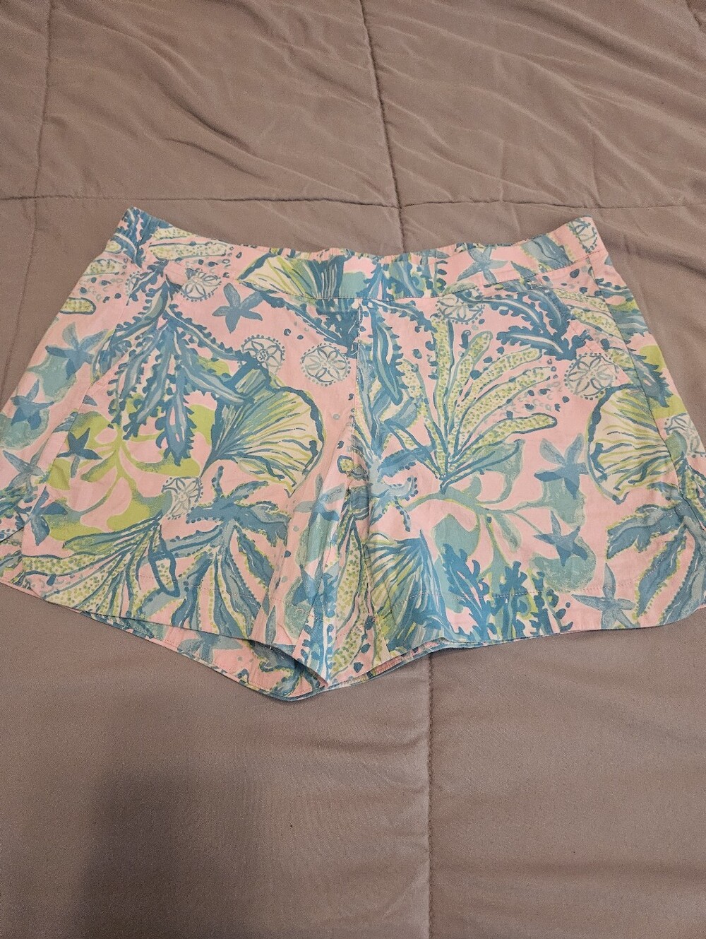 Lilly Pulitzer Pink Tropical Floral Shorts